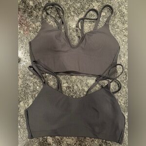 Two Lululemon Like a Cloud Bras, size 6, B/C cup
